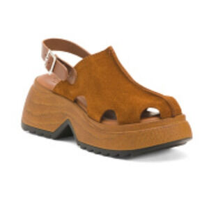 Carlo Pera Women's Clogs Sandals Size 38 Comfort Suede Made in Italy‎ - NEW